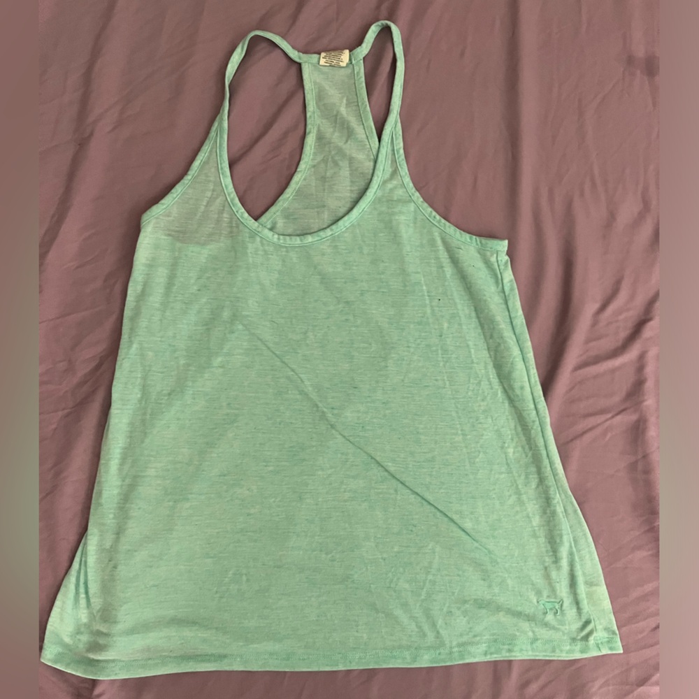 Victoria secret green tank top
